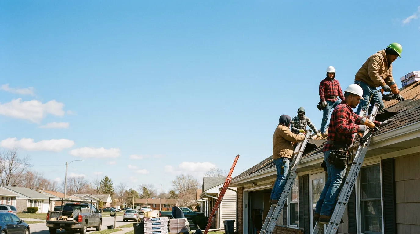 Roofing in Poneto, IN near me